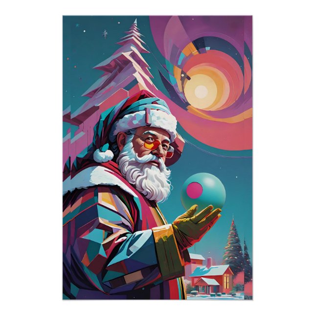 Póster A Oliva de Natal - Ken Gage Surreal Art (Frente)