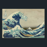 Póster A onda do Excelente<br><div class="desc">A Onda de Excelente de Kanagawa (神 奈 沖 浪 川 裏 Kanagawa-oki nami-ura?, acesa. "Sob uma Onda de Kanagawa"), também conhecida como A Onda do Excelente ou simplesmente A Onda, é um impressão de bloco de madeira do artista japonês Hokusai. Exemplo de arte ukiyo-e, ela foi publicada entre 1830...</div>