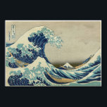 Poster A onda do Excelente de Kanagawa<br><div class="desc">O famoso recorte de Katsushika Hokusai</div>