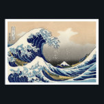 Póster A onda do Excelente de Kanagawa Ukiyo-e<br><div class="desc">A Onda Excelente dos impressões Kanagawa Ukiyo-e Woodblock foi usada já no século oitavo no Japão para disseminar textos, especialmente as Escrituras Budistas. O designer e pintor Tawaraya Sotatsu (morto por cerca de 1640) usou selos de madeira no início do século XVII para designs de impressão em papel e seda....</div>