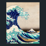 Poster A onda do Excelente na Arte Japonesa de Kanagawa<br><div class="desc">A onda Excelente de Kanagawa Vintage Japonês Art Poster</div>