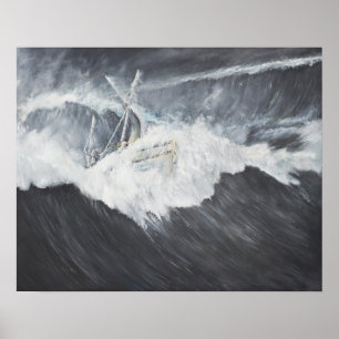 Póster A onda gigantesca