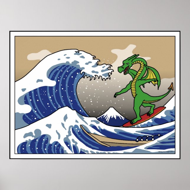Póster A onda nua de Kakogawa (Frente)