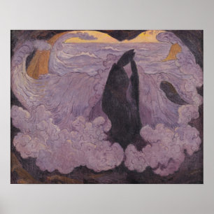 Póster A onda violeta, c.1895-6