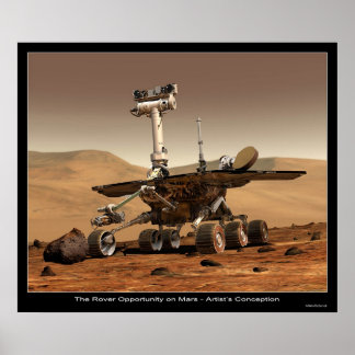 Póster A Oportunidade de Rover em Marte