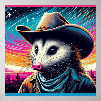 POSTER A OPOSSUM-LIFE NO DESERTO REFLETE 4
