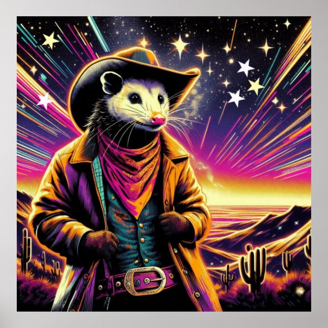 POSTER A OPOSSUM-LIFE NO DESERTO REFLETE 6 (Frente)