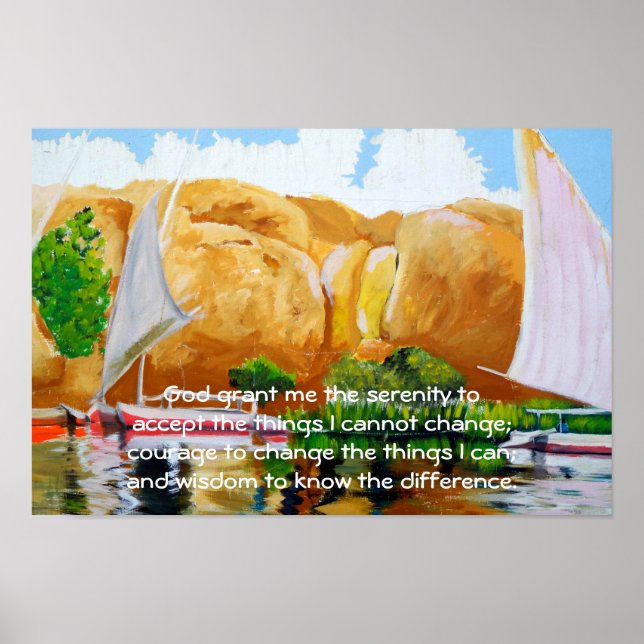 Póster A Oração da Serenidade (Frente)