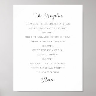 Poster A oração de Angelus