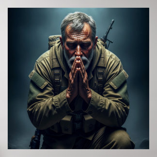 Poster A Oração do Penitente: Lágrimas de Misericórdia Di