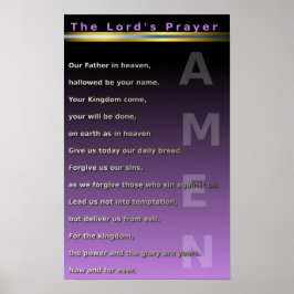 Poster A Oração do Senhor