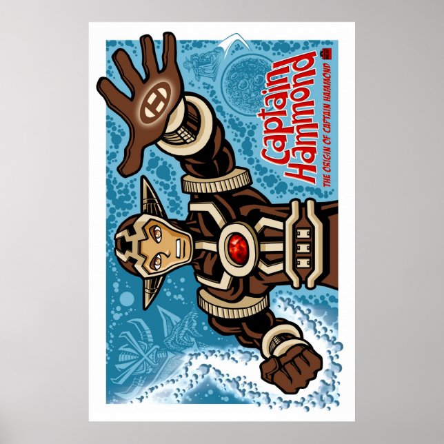 Póster A Origem do Capitão Hammond (Frente)