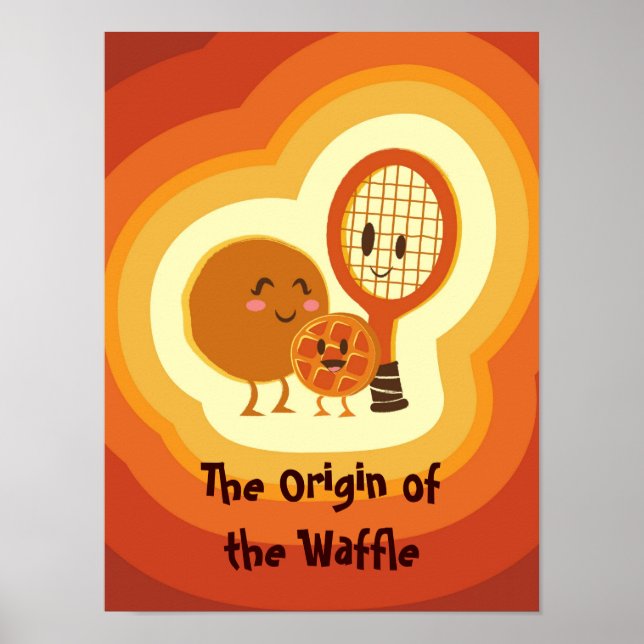 Póster A origem do Waffle (Frente)