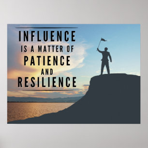 Poster A paciência da influência - Inspiração