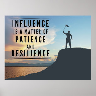 Poster A paciência da influência - Inspiração