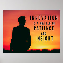 Poster A Paciência da Inovação - Inspiração