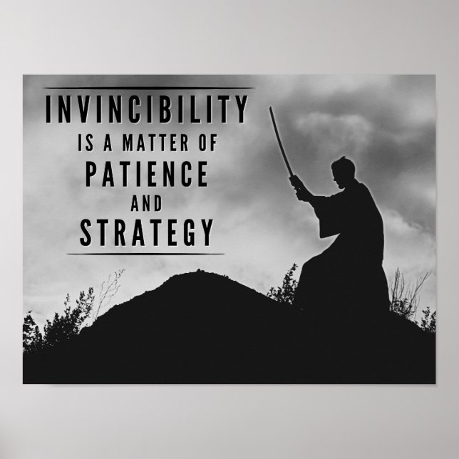 Poster A paciência da invencibilidade - Inspiração (Frente)