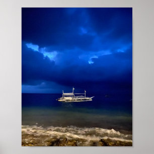 Poster A paisagem da noite.