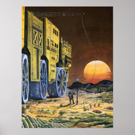 Poster A paisagem de longa escuridão - ficção científica