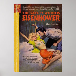 Poster A palavra de segurança é Eisenhower