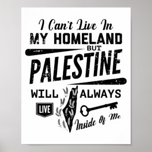 Poster A Palestina sempre viverá dentro de mim