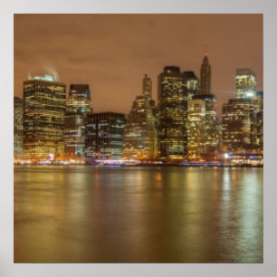 Póster A panorama of the New York City skyline