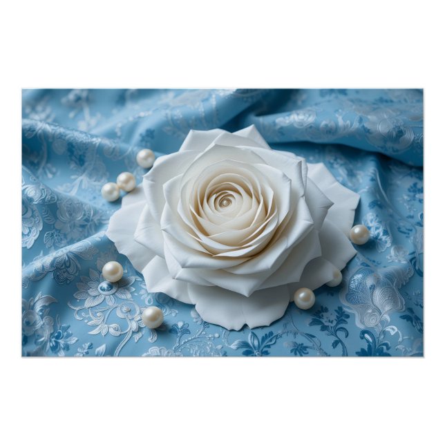 Póster A papelada elegante, vida estática (Frente)