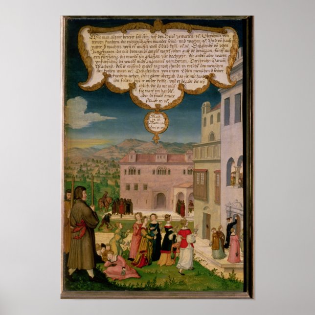 Póster A Parábola das Virgens Sábias e Idiotas (Frente)