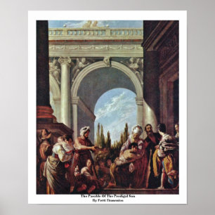 Póster A parábola do filho Prodigal por Fetti Domenico