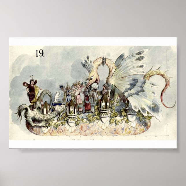 Poster A Parada Proteus De Gato Branco 1900 (Frente)