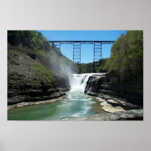 Póster A parte superior cai em Letchworth