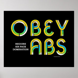 Poster A PARTE SUPERIOR obedece o Abs