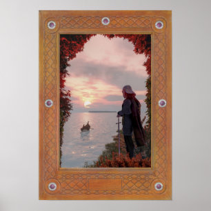 Poster A passagem de Arthur para Lundy, Ilha de Avalon