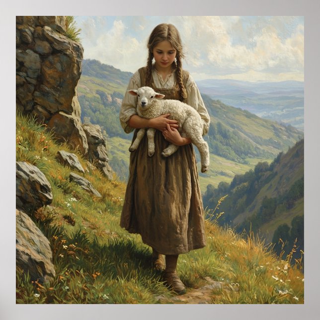 Poster A Pastora Menina (Frente)