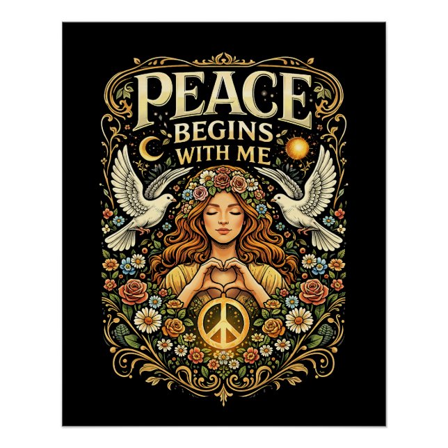 Póster A Paz Começa Dentro (Frente)