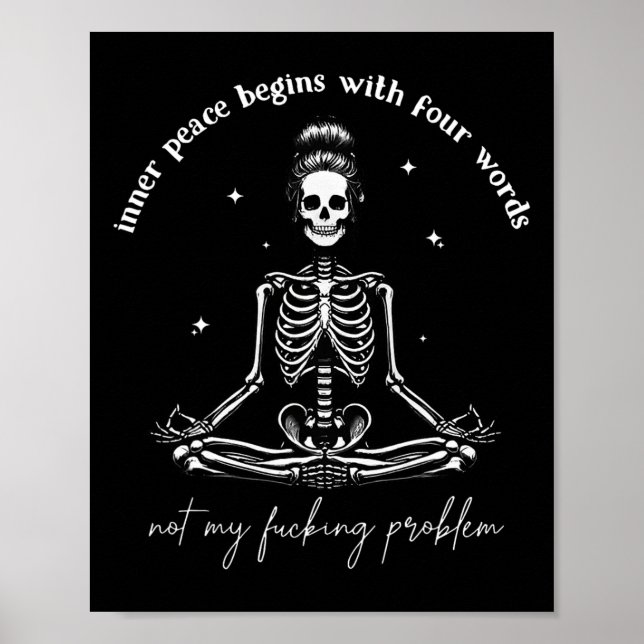 Poster A Paz Interna Começa Com Quatro Palavras E Não Min (Frente)