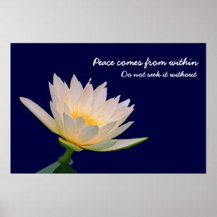 Póster A paz vem de dentro de
