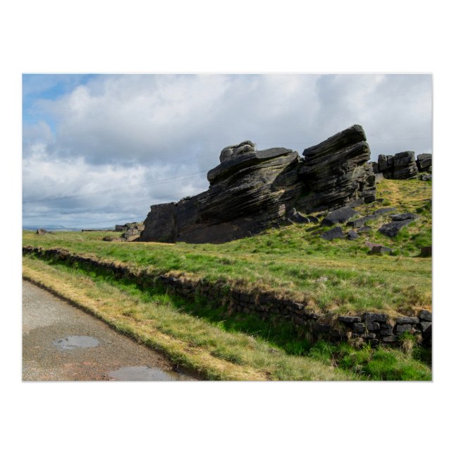Póster A Pedra Chuva, Borda Blackstone (Frente)