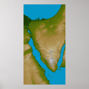 Poster A peninsula do Sinai