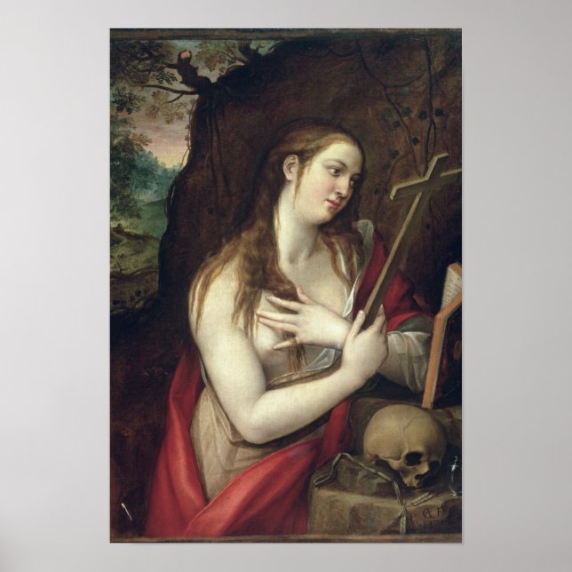 Poster A Penitente Magdalene, 1579 (Frente)