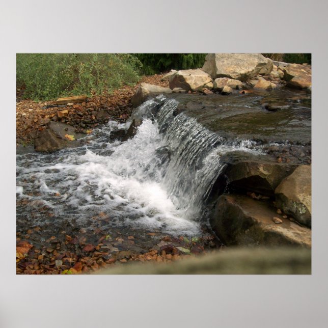 Póster A pequena cascata (Frente)