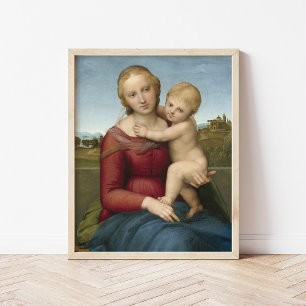 Poster A Pequena Cowper Madonna Raphael