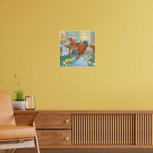 Poster A Pequena Hen Vermelha (Sala de Estar 2)