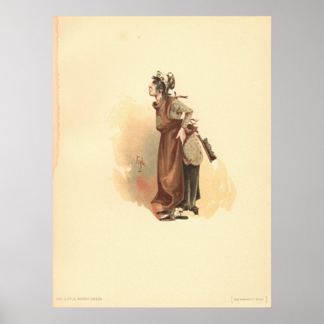 Poster A Pequena Marquesa do Velho Compro da Curiosidade (Frente)