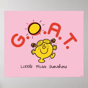 Poster A pequena Srta. Sunshine é a G.O.A.T.