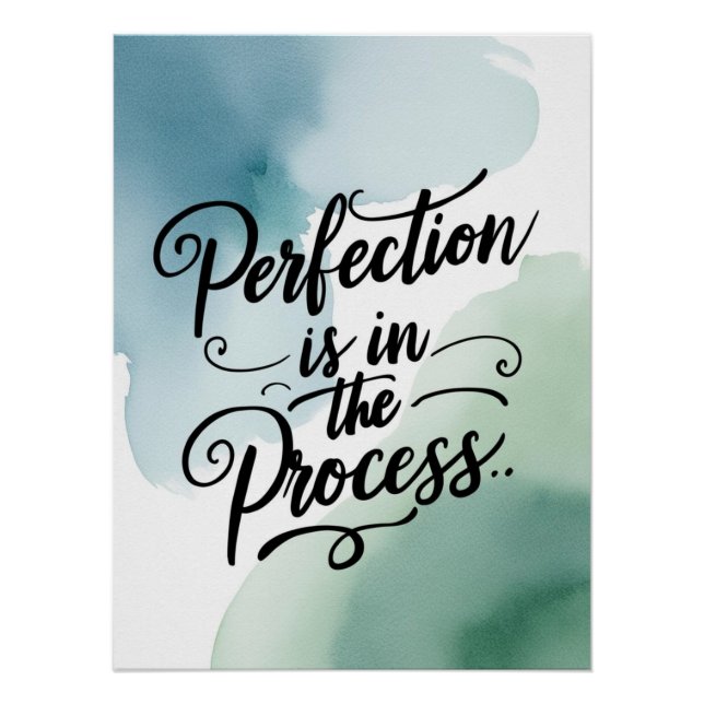Póster A Perfeição Está no Processo (Frente)
