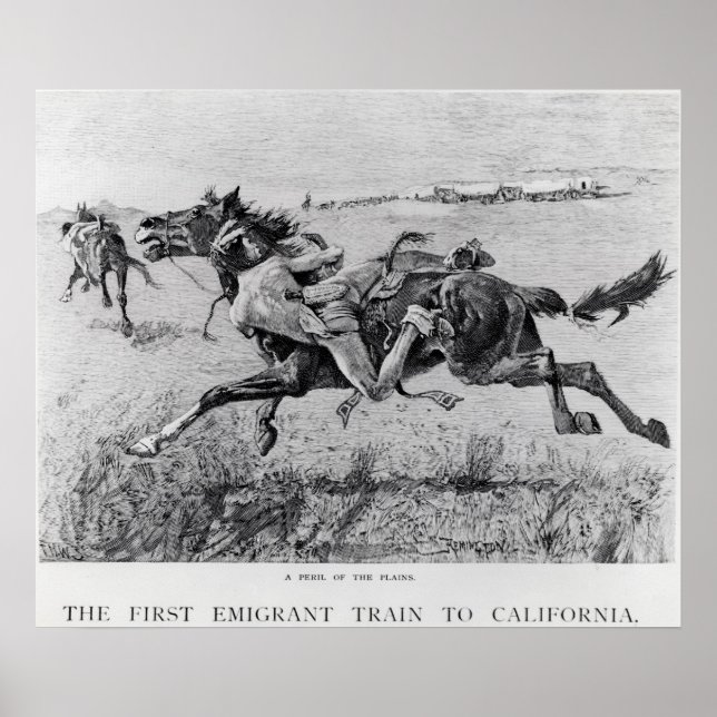 Poster A Peril of the Plains (Frente)