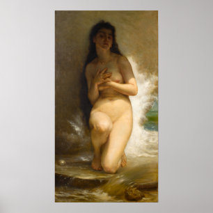 Póster A Pérola de William-Adolphe Bouguereau