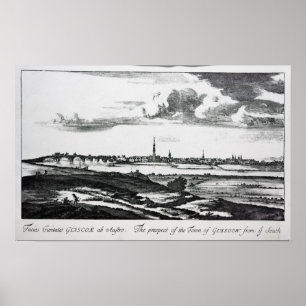 Póster A perspectiva da cidade de Glasgow