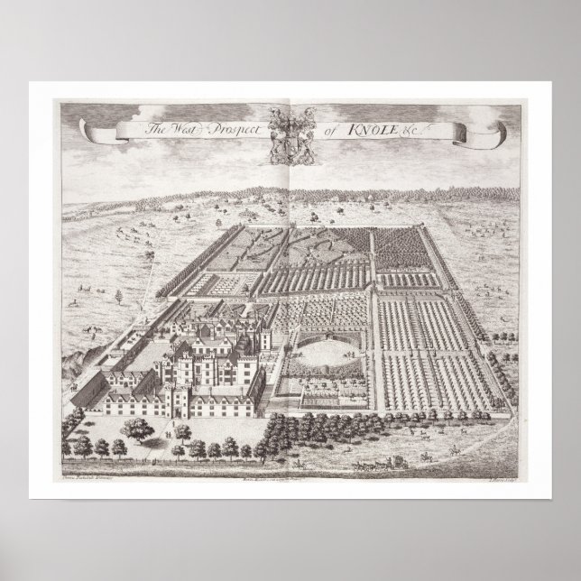 Poster A perspectiva ocidental do Knole, de "Trinta e Sei (Frente)